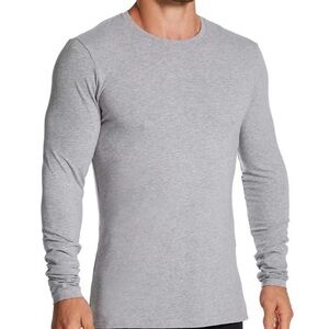 🔥5 for 20🔥 Bread & boxers Men's Long Sleeve Crewneck Shirt - Light Gray